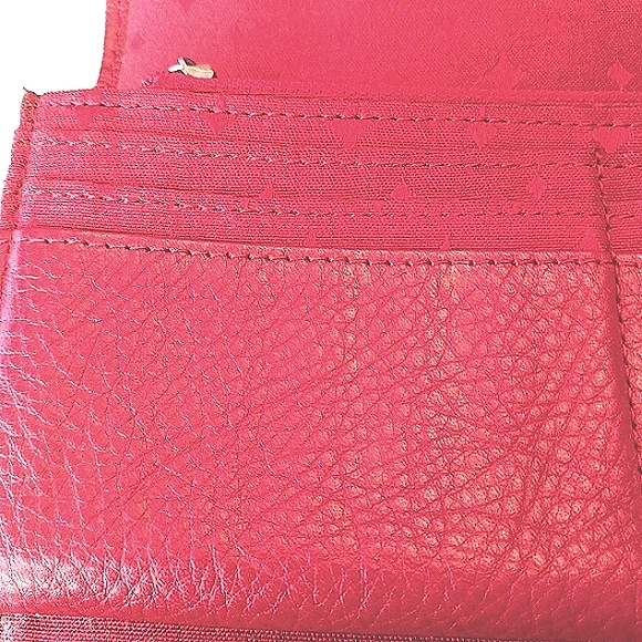 Fossil Red Leather Wallet - Picture 6 of 13